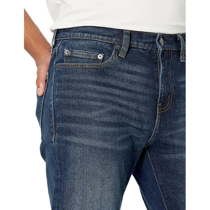 Чоловічі джинси Amazon Essentials Bootcut прямого крою, темно-синій колір (Dark Wash), розмір 42W / 34L