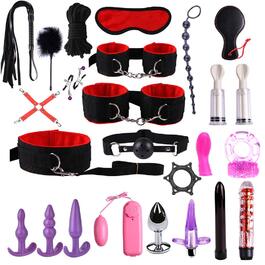 Набір для бондейжу: фіксація на ліжку, еротичні аксесуари для пар, початківців та досвідчених