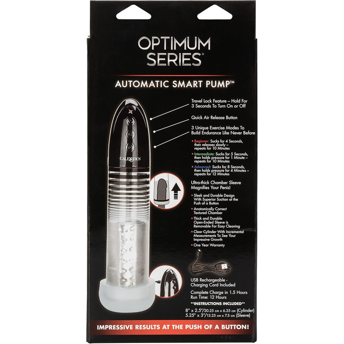 Автоматичний електричний відпарювач CalExotics Optimum Power, 782 г, чорний