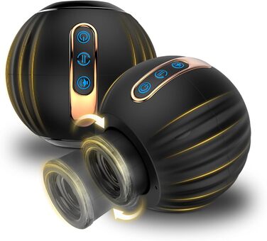 Електричний мастурбатор PQKuss з 8 вібраціями для чоловіків – автоматичний пеніс-вібратор, компактний, водонепроникний