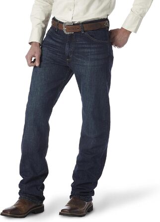 Чоловічі вогнестійкі джинси Wrangler Original Fit Cowboy Cut, темно-сині (32W / 34L)