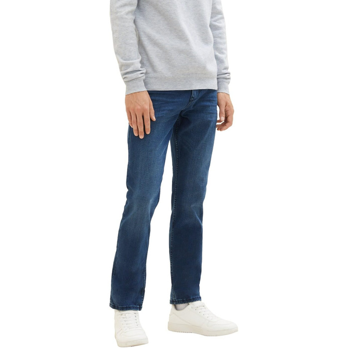 Чоловічі джинси Tom Tailor Josh Regular Slim, колір Mid Stone Blue Black, розмір 34W/32L