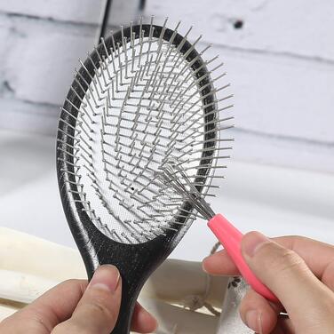 Масажна щітка для волосся BESTOOL антистатична Paddle Detangler з металевими щетинками для розплутування кучерявого та довгого волосся (вологе та сухе)