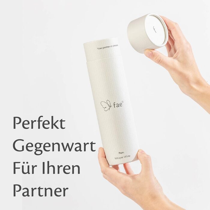 Вібратор жіночий Fae Pure Whisper White - компактний, тихий, з підзарядкою, 160 режимів вібрації