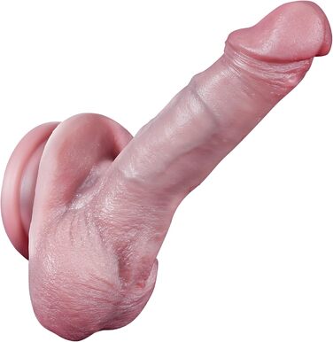 Реалістичний дилда Falcon, 20.7 см, з матеріалу, безпечного для тіла, секс-іграшка для жінок, гнучкий дилда з присоскою для рук
