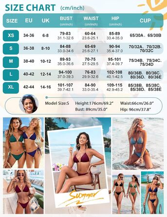 Бікіні жіноче Triangel з золотими перлами, топик халтер з пом'якшувачами та стринги, трусики на зав'язках, фуксія, M