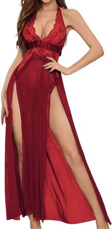 Сексуальна білизна для жінок: мереживний тіло, боді, піжама, спідниця, комплект білизни для свята, вечірня білизна, подарунок на День святого Валентина, колір виноградний, розмір M