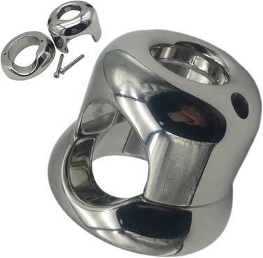 Важкий металевий кільце-важлик для яєчок, розтягувач яєчок, кільце для пеніса, затримка еякуляції, іграшки для дорослих для чоловіків