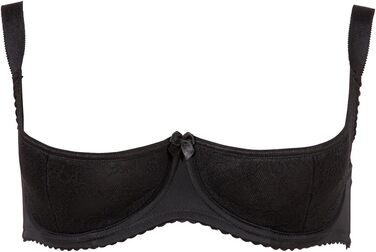 Сексуальна білизна Cottelli Collection Plus: бюстгальтер з підняттям та підтримкою, чорний, 95E