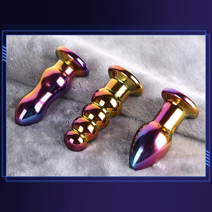 Електричний скляний анальний дildo з вібрацією ScreaAss: 3 стилі, 10 режимів, USB-зарядка