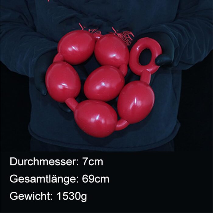 Анальний масажер Hrekssi з кулями, 7 розмірів, для чоловіків та жінок, анальний плаг, дилататор ануса, масажер простати