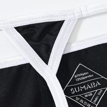 Танга з сіткою для чоловіків Eastisch, чорний колір, розмір XL. М'який та сексуальний дизайн