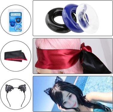 Набір для БДСМ-ігор Qoosea 18 шт. з наручниками та маскою для пар, фетиш-іграшки для дорослих