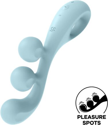 Vibrator Satisfyer Tri Ball 2 з 3 м'ячами | Стимулятор для кліторальної, вагінальної та анальної насолоди | 10 програм, водонепроникний (IPX7), 18 см