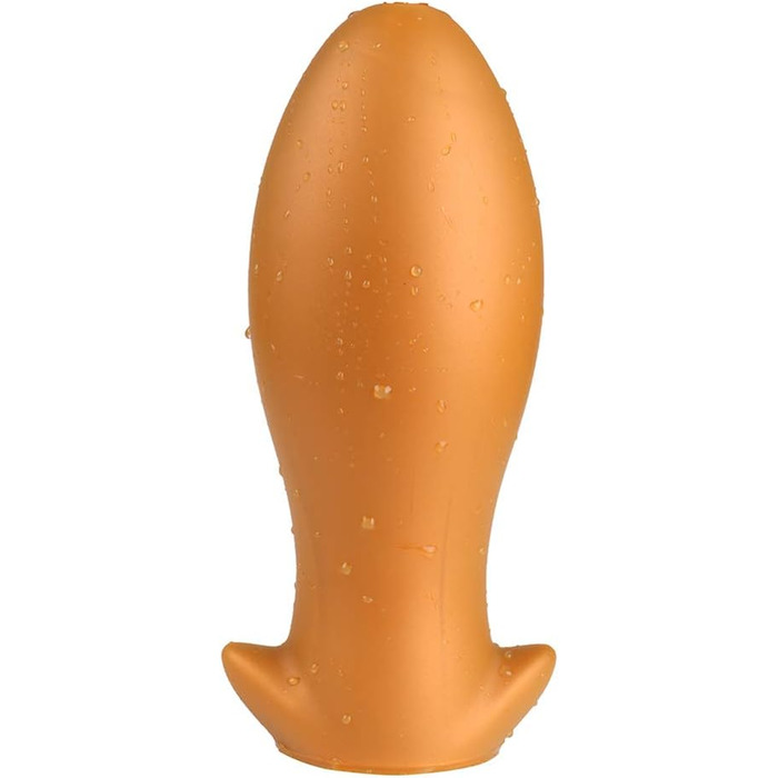 Силіконовий анальний плаг Jinqian для пар (золотий)