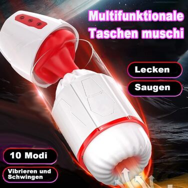 Електричний мастурбатор OnundOn для чоловіків та жінок, 3-в-1, 10 режимів вібрації