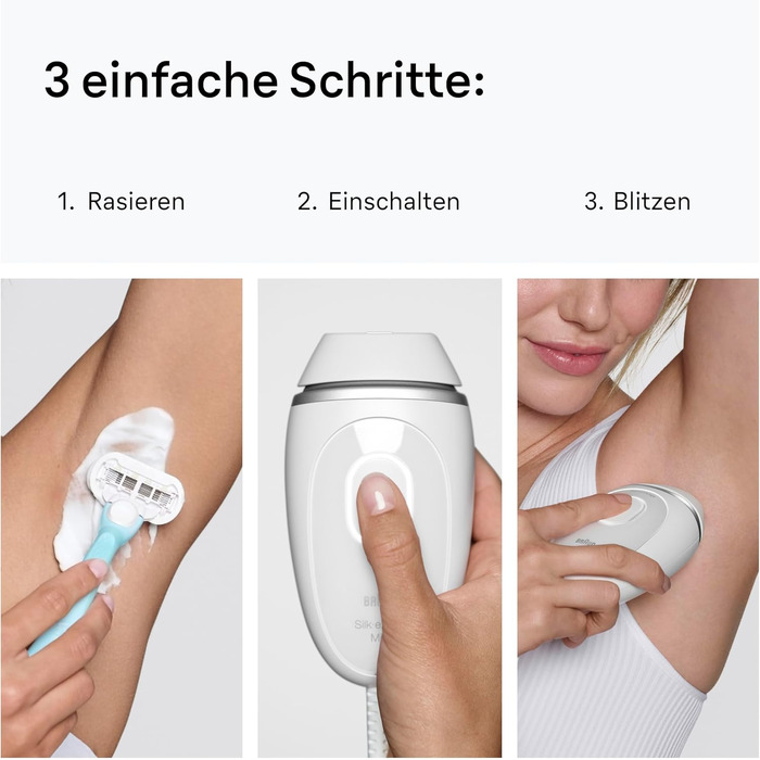 Фотоепілятор Braun Silk-expert Mini PL1112 для тривалого видалення волосся, рожевий, з набором аксесуарів (чохол, міні-бритва та бритва Gillette Venus)