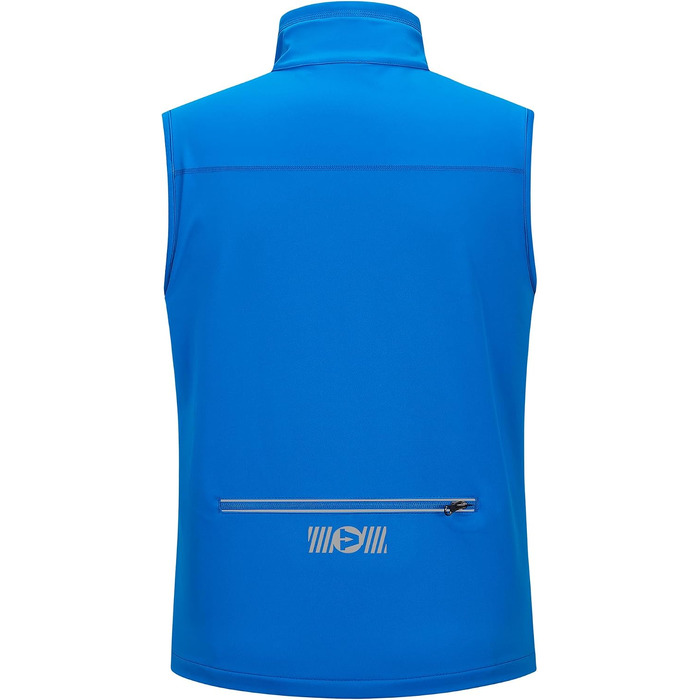 Чоловічий жилет Softshell Outdoor Ventures для велосипеда та активного відпочинку, водонепроникний, середній синій (розмір M)
