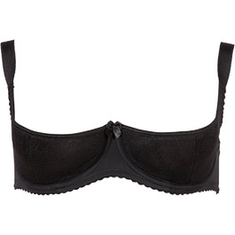 Сексуальна білизна Cottelli Collection Plus: бюстгальтер з підняттям та підтримкою, чорний, 95E
