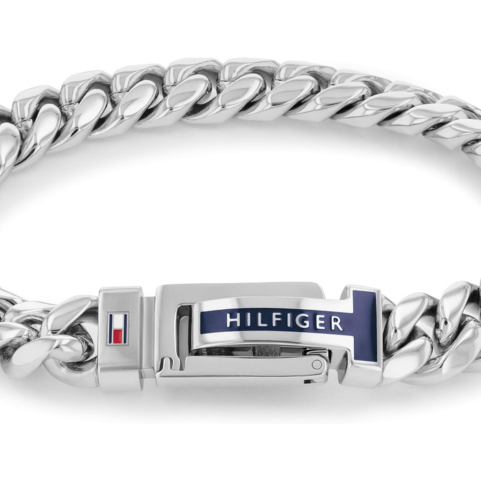 Чоловічий браслет-ланцюг Tommy Hilfiger зі сталі, сріблястий
