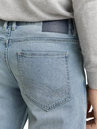 Чоловічі джинси Tom Tailor TTMARVIN Straight з еластичним стрейчем, колір Super Stone Blue Denim (29W / 30L)