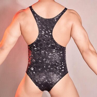 Манкіні Borat для чоловіків: сексуальний танга, V-подібний виріз, пляжний кінь, подарунок, спідня білизна, костюм Санти для Хелловіну та Різдва, універсальний розмір (A6-grey)