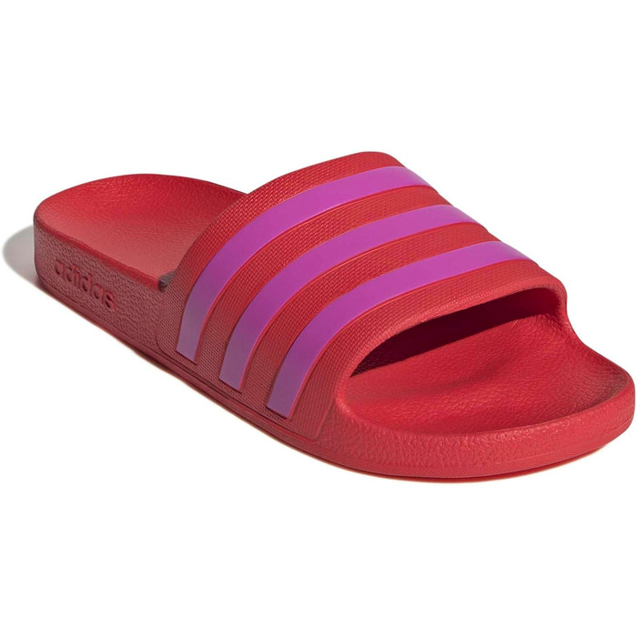 Слайди adidas Adilette Aqua Better Scarlet Purple Burst (розмір 38 EU) — чоловічі та жіночі тапочки для басейну та пляжу