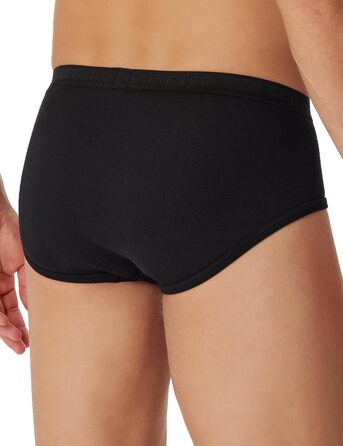 Труси чоловічі Schiesser 2 шт. Sportslip з вирізом, Original Feinripp, XXL, чорний