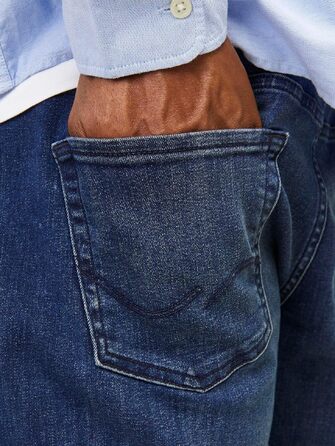 Чоловічі джинси Jack & Jones JJIGLENN Original CB 815 NOOS, синій денім, 34W / 32L