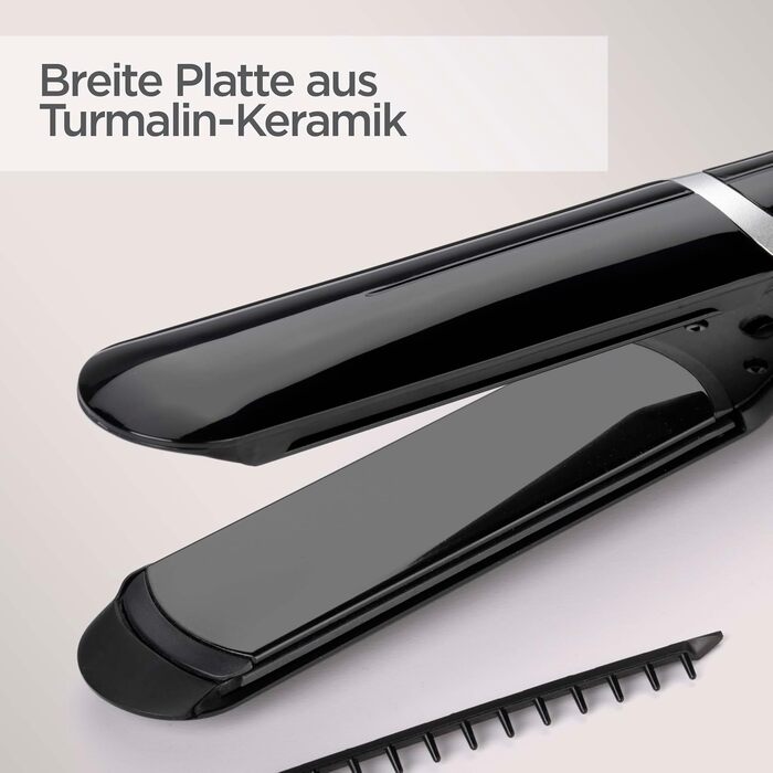Професійний випрямляч для волосся BaByliss Smooth Pro Wide ST397E: керамічні пластини 35 мм для густого та довгого волосся, 5 рівнів температури до 235°C