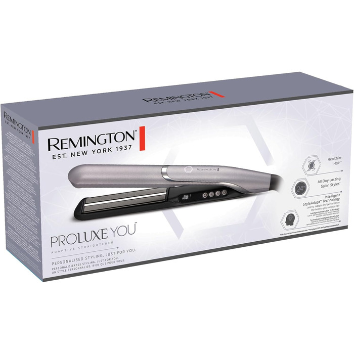 Випрямляч для волосся Remington PROluxe You S9880 з діамантовим керамічним покриттям та технологією StyleAdapt™