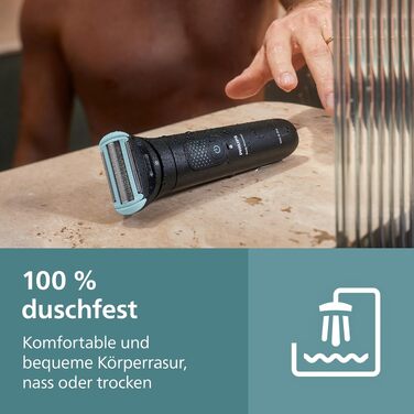 Тример для тіла та інтимних зон Philips Body Groomer Series 7000 BG7485/30, з 2D-гнучкою головкою, системою Triple Protect, насадками для спини та зарядним пристроєм, водонепроникний