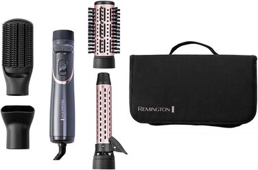 Фен-щітка для волосся Remington Curl-Straight D5707 з іонізацією, 2200 Вт, набір для завивки та випрямлення (дифузор, концентrator, кругла щітка 45мм)