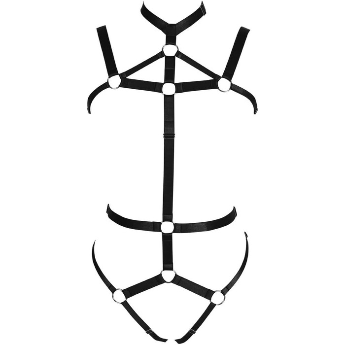Жіночий комплект корсет, стрінги та пояс для карнавалу, чорний. Ідеально для фотосесій, танців та костюмів у стилі панк/готика.