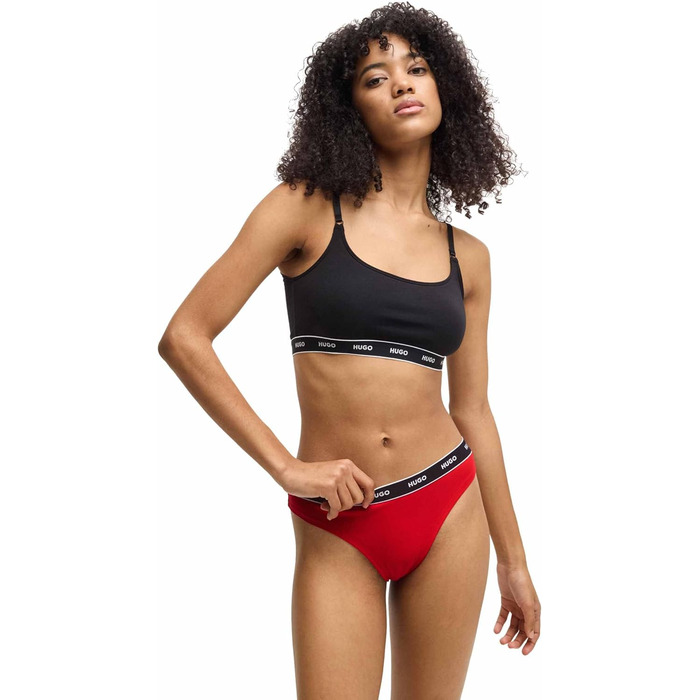 Сліп-штанги HUGO для жінок, сліп-трусики, сліп-білизна, фіолетовий колір, розмір S