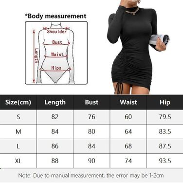 Чорне облягаюче міні-плаття з коміром-стійкою, довгим рукавом та шнурівкою для вечірок та повсякденного носіння