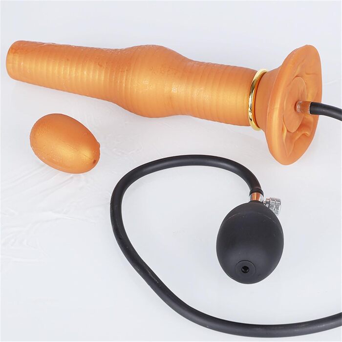 Анальний дилдатор-яйце з силікону ZDJBFA, великий овоїд, для дорослих, чорний