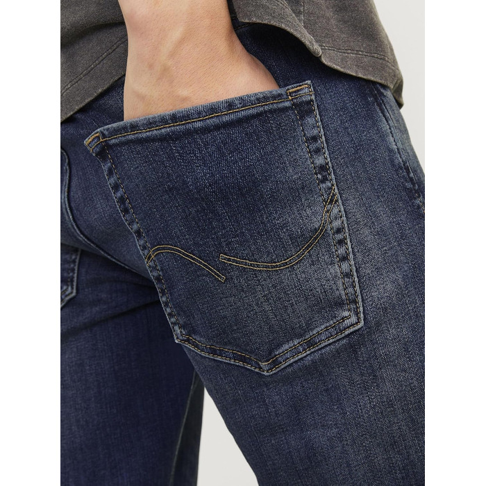Чоловічі джинси Slim Fit JACK & JONES синього кольору, денім (33W / 32L)