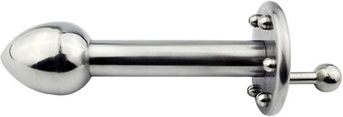 Анальний масажер ScreaAss з нержавіючої сталі, подвійний наконечник, для масажу простати та стимуляції G-точки