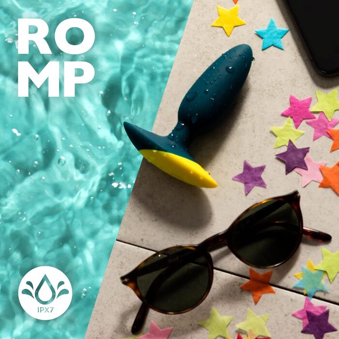 Вібруючий анальний пробка-стимулятор простати ROMP Bass — силіконовий анальний плаг з 6 режимами інтенсивності, водонепроникний та зарядний, для чоловіків, жінок та пар