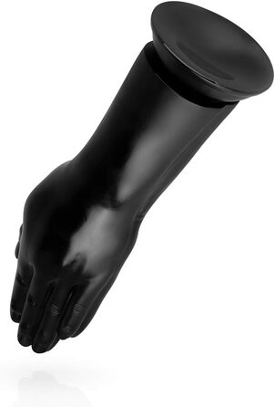 Анальний секс-іграшка BUTTR Double Trouble Fisting Dildo, Чорний, XXL, для досвідчених користувачів