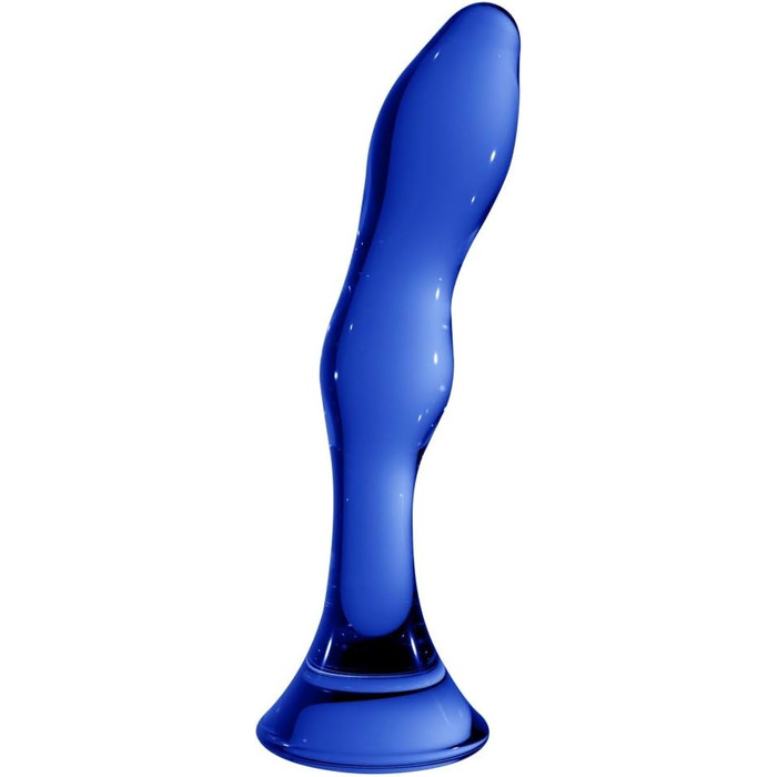 Ділт з боросилікатного скла Shots Chrystalino Galant, блакитний, 15 см