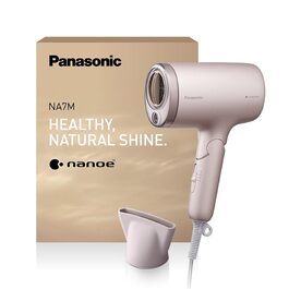 Фен для волосся Panasonic EH-NA7M-P825 nanoe з іонізацією, складаний, 1600 Вт, з концентратором, світло-рожевий (модель 2025)