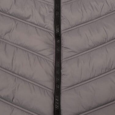 Чоловічий гібридний гольф-жилет Calvin Klein Frontera на блискавці, XL, сріблястий/чорний
