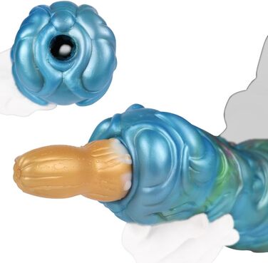 Іграшка для чоловіків Jixaxe Alien Monster - реалістична мастубаційна іграшка з вагінальним та анальним отвором