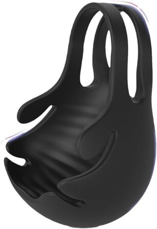 Вібруючий кільце для яєчок з 9 режимами вібрації, масажер для яєчок, пристрій для мастурбації, пульт дистанційного керування, тренажер для чоловіків та пар