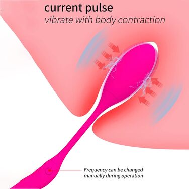 TOUNID Kugelvibrator: вібро-яйце з 9 режимами, керування через додаток, електричний стимулятор G-точки, аналплаг, для чоловіків та жінок