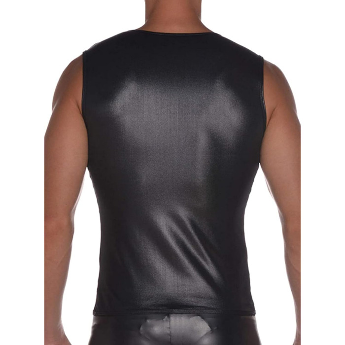 Чоловіча футболка з латексу (подібна) з сітчастими вставками, розмір XL