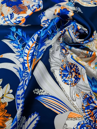 Шовкова хустка LADORENA мікс візерунків
