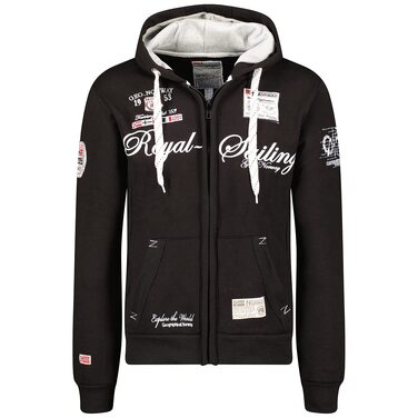 Чоловічий світшот Geographical Norway Fighter чорного кольору, розмір XL